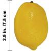 Winlyn 28 PCS Artificial Lemons and Limes, Fake Fruit Lemons Artificial Lifelike Simulation Lemon for Home House Kitchen Party Decoration