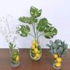 Winlyn 28 Pcs Fake Lemon Artificial Fruits Vivid Green and Yellow Lemon Mixed Set Lifelike Simulation Fruit for Home House Kitchen Party Decoration