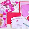 Winlyn 30 Sets Valentine’s Day Cards Pet Dog Cat Rabbit Greeting Cards Scratch & Sniff Valentine Cards with Envelopes Stickers for Kids Boy Girl Brithday Party Favors School Classroom Gift Exchange