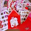 Winlyn 48 Sets Assorted Dogs Valentine’s Day Cards Scratch & Sniff Strawberry Scented Valentine Cards Cute Pet Love Cards with Envelopes Stickers Tattoos for Kids Party Favor Classroom Gift Exchange