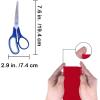 Winlyn 50 Yards Christmas Red Velvet Wired Ribbon 2-1/2″ Wide Large Xmas Ribbon Trim Gift Wrapping Bow Craft for Christmas Indoor Outdoor Tree Wreath Bows Clothing Party Gift Embellishment