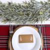 Winlyn 6′ Artificial Frosted Christmas Pine Garland with Pine Cones Glitter Winter Greenery Garland for Christmas Winter Wedding Holiday Table Runner Centerpiece Doorway Season Mantel Decor