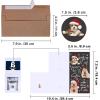 Winlyn 96 Sets Bulk Christmas Money Cards with Envelopes Stickers Assortment Gift Card Holder Christmas Money Holder Christmas Cards 6 Designs Chalkboard Cute Dogs for Festive Winter Holiday Greeting