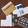 Winlyn 96 Sets Bulk Christmas Money Cards with Envelopes Stickers Assortment Gift Card Holder Christmas Money Holder Christmas Cards 6 Designs Chalkboard Cute Dogs for Festive Winter Holiday Greeting