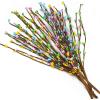 Pack of 5 Artificial Pastel Pip Berry Sprays Springtime Pip Berry Picks Stems 12.2″ x 8.7″ (LXW) for Easter Crafts Floral Arrangement Wreath Making