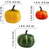 Winlyn 56 Pcs Assorted Mini Artificial Pumpkins Fall Harvest Pumpkins Foam Pumpkins Decorative Faux Pumpkins for Fall Wedding Halloween Autumn Holiday Thanksgiving Kitchen Table Bowl Filler Décor