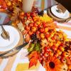 Winlyn 64 Pcs Mini Fall Artificial Harvest Pumpkins Orange Faux Foam Pumpkins 1.4″ Wide for Farmhouse Home Thanksgiving Halloween Fall Autumn Wedding Baby Shower Bowl Fillers Wreath Table Décor