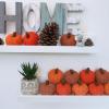 Winlyn Set of 12 Faux Fall Harvest Crochet Pumpkins Small Knit Pumpkins in Orange Yellow Green Brown Cream Rustic Farmhouse Pumpkins Foam Pumpkins for Thanksgiving Halloween Autumn Mantel Table Décor(Orange and Brown)