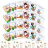 Winlyn 24 Sets Fall Craft Kits DIY Thanksgiving Turkey Necklaces Art Sets Autumn Maple Leaves Turkey Feathers Foam Thanksgiving Stickers for Kids Harvest Home Classroom Activities Party Favors