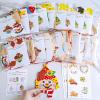 Winlyn 24 Sets Fall Craft Stick Scarecrow Head Making Kits DIY Popsicle Stick Scarecrow Heads Ornaments Art Sets for Kids Autumn Decorations Halloween Harvest Season Art Project Classroom Activities