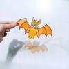 Winlyn 24 Sets Halloween Bat Suncatchers Ornaments Holiday Decorations DIY Window Paint Art Craft Kits Suncatchers Painting Kits for Kids Activities Classroom Art Project