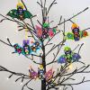 Winlyn 24 Sets Halloween Craft Kits – DIY Bat Ornaments & Decorations – Foam Bats – Kids’ Arts & Crafts – Party Favors