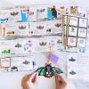 Winlyn 24 Sets Halloween Craft Kits – DIY Bat Ornaments & Decorations – Foam Bats – Kids’ Arts & Crafts – Party Favors