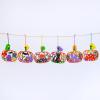 Winlyn 24 Sets Halloween Pumpkin Craft Kits DIY Wooden Pumpkin Ornaments Craft Kits Unfinished Paintable Wood Pumpkin Halloween Crafts for Kids Classroom Activities Art Project Halloween Decorations