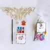 Winlyn Halloween Bat Crafts DIY 3D Craft Kits – Unfinished Paintable Wood for Kids Classroom Activities, Art Projects, Decorations, Party Favors – 24 Sets