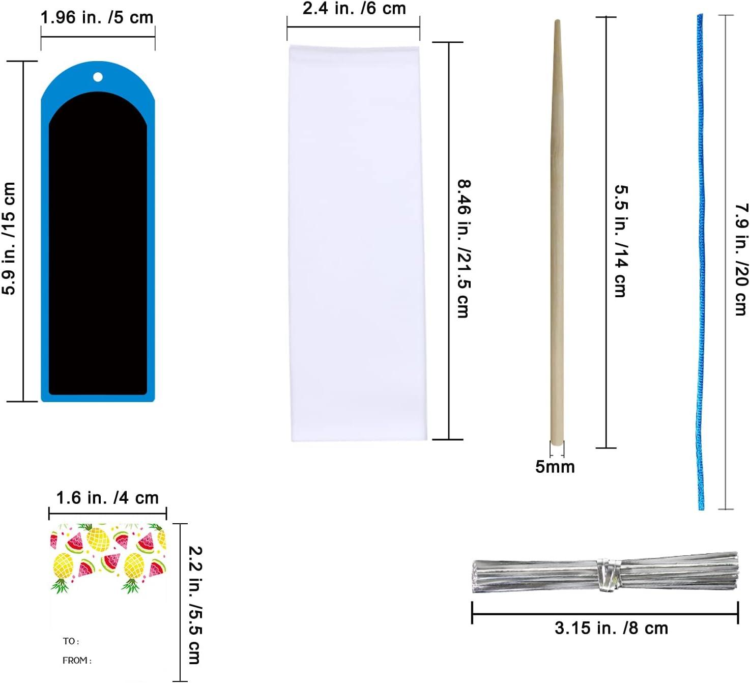 imageWinlyn 48 Sets 6 Styles Magic Color Scratch Bookmarks Craft Kits Rainbow Scratch Paper Art Sets for Kids Students Party Favors DIY Bookmarks Bulk with Scratching Tools Ribbons for Classroom Activities
