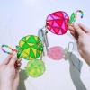 Winlyn 24 Sets Apple Suncatchers Wind Chimes Ornaments Decorations DIY Window Paint Art Sun Catchers Rainbow Apple Painting Craft Kits for Kids Summer Camping Party Classroom Activities Art Project