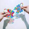 Winlyn 27 Sets Butterfly Suncatchers Ornaments Decorations DIY Window Paint Art Sun Catchers Rainbow Butterfly Painting Craft Kits for Kids Spring Summer Camping Party Classroom Activities Art Project