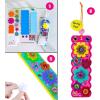 Winlyn 36 Sets Flower Crafts Kits Spring Summer Crafts DIY 3D Tuilp Sunflower Flower Bookmarks Ornaments Art Sets Foam Stickers Arts and Crafts for Kids Camping Classroom Activities Party Favors
