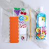 Winlyn 36 Sets Summer Crafts Kits DIY Whimsical Bookmarks Decorations Art Sets Fruits Treats Animals Sun Rainbow Foam Stickers for Kids Classroom Activities Reading Rewards Birthday Camp Party Favors