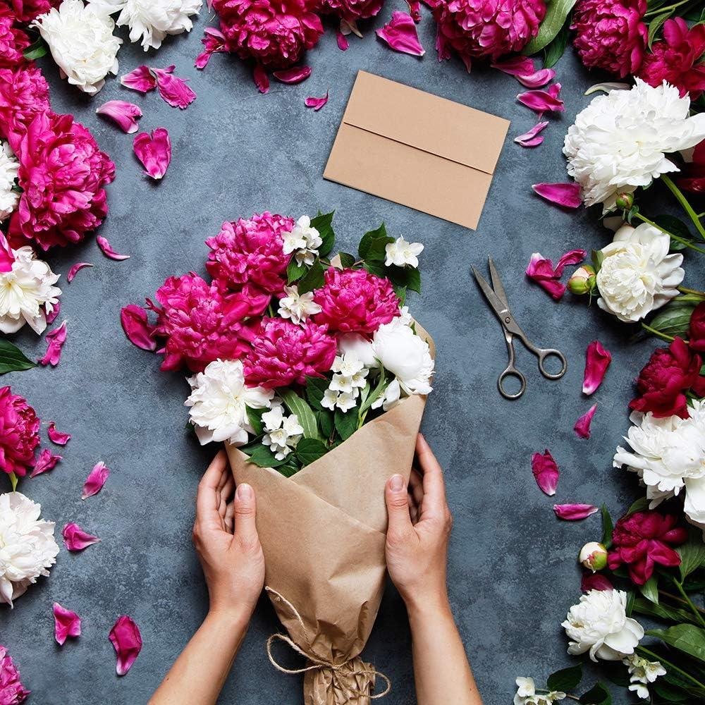 image150 Pcs Bulk A2 Invitation Envelopes in Brown Kraft Peel ampamp Press Self Seal 4 38 x 5 34 Envelopes RSVP Return Envelopes 100lbs Paper Stock for Wedding Party Invitations Announcement Greeting Cards