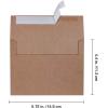 150 Pcs Bulk A2 Invitation Envelopes in Brown Kraft Peel & Press Self Seal 4 3/8 x 5 3/4 Envelopes RSVP Return Envelopes 100lbs. Paper Stock for Wedding Party Invitations Announcement Greeting Cards