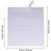 Supla 150 Pcs Bulk A6 Invitation Envelopes in White Peel & Seal Self-Seal 4 3/4 x 6 1/2 Envelopes 95lbs. Paper Stock for Wedding Holiday Invitation Mailing 4 x 6 Photo Greeting Cards