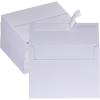 Supla 150 Pcs Bulk A6 Invitation Envelopes in White Peel & Seal Self-Seal 4 3/4 x 6 1/2 Envelopes 95lbs. Paper Stock for Wedding Holiday Invitation Mailing 4 x 6 Photo Greeting Cards