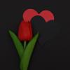 20 Pcs Artificial Turquoise Tulip Flowers Faux Tulip Stems PU Real Touch Tulips 12.8″ Tall for Easter Spring Vase Wedding Bouquets Floral Arrangements Wreath Table Centerpiece Indoor Outdoor Decor(Red)