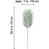 Artificial Areca Palm Leaves, 8 Pcs Faux Tropical Palm Tree Leaves Stems for Floral Arrangement, Hawaiian Luau, Jungle Beach Wedding Party Decor, 28 Inches Tall