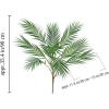 Supla 1 Pcs Artificial Tropical Palm Leaves Branches in Green Fake Areca Palm Tropical Plant 9 Leaves Branches 33.4″ Tall for Tropical Greenery Accent Tropical Flower Arrangement Vase Decoration