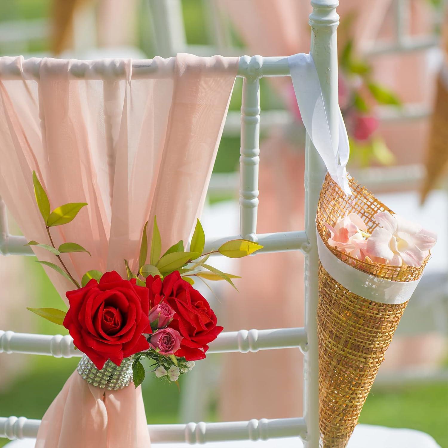 imageWinlyn 15 Pcs Real Looking Artificial Red Roses with Long Stems 197quot Tall Silk Red Velvet Rose Flowers for Vase Bouquets Centerpieces Wedding Valentines Day Bride ampamp Baby Shower Party Home Decor