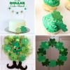 240 Pcs 3 Sizes 4 Colors Glitter Foam Shamrock Stickers Lucky Irish Four Leaf Clover Stickers for St. Patrick’s Day Kids Crafts Classroom Decorations