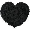 Winlyn 3000 Pcs Black Silk Rose Petals Set – Scented Ready-to-use Separated Realistic Artificial Rose Flower Petals for Romantic Night Weddings Proposals Anniversaries Valentine’s Day Halloween Decor(Black)