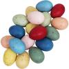 18 pcs 9 Colors Foam Easter Eggs Speckled Eggs Decorations Pastel Speckled Eggs Decorative Easter Eggs for Farmhouse Easter Spring Party Favors Basket Fillers Seasonal Table Setting