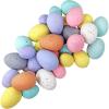 Winlyn Assorted Faux Foam Speckled Eggs – Decorative Pastel Eggs for DIY Easter Wreath, Centerpiece, Bowl, Basket Fillers, Party Favors, Gifts, Spring, Home, Wedding, Table Decor