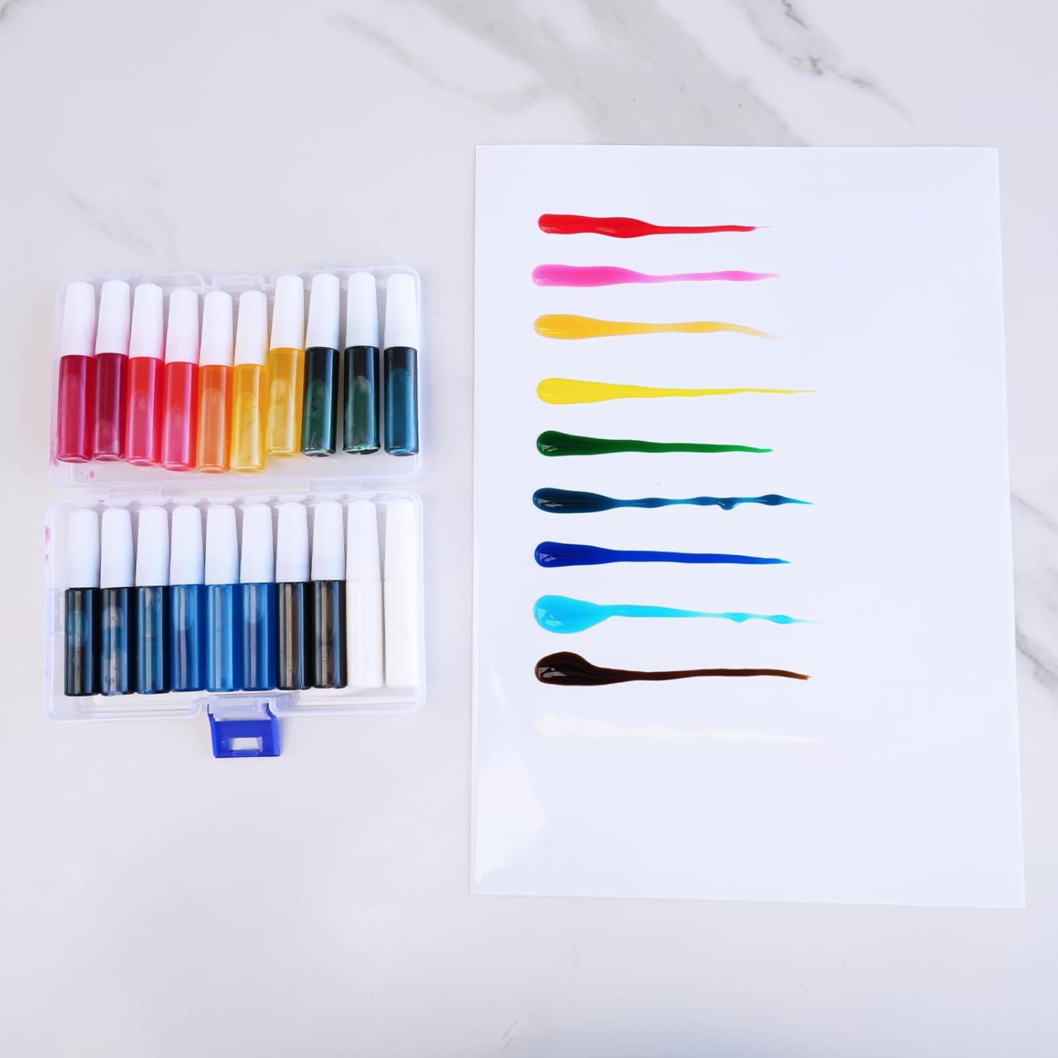 imageWinlyn 24 Sets Christmas Ugly Sweater Suncatchers Ornaments Decorations DIY Window Paint Art Suncatchers Winter Crafts Painting Kits for Kids Classroom Activities Art Project Party Favors