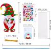 Winlyn 24 Sets Christmas Craft Kits – Winter Crafts DIY Gnome Ornaments & Decorations Art Sets with Foam Stickers for Kids Holiday Seasonal Home & Classroom Activities Party Favors
