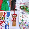 Winlyn 24 Sets Christmas Craft Kits Winter Crafts DIY Christmas Ornaments Art Sets Snowman Reindeer Pine Tree Owl Penguin Christmas Foam Stickers Arts and Crafts for Kids Holiday Classroom Activities