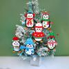 Winlyn 24 Sets Christmas Craft Kits Winter Crafts DIY Christmas Penguin Ornaments Decorations Art Sets Foam Penguin Christmas Stickers for Kids Holiday Festive Home Classroom Activities Party Favors