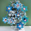 Winlyn 24 Sets Christmas Craft Kits Winter Crafts DIY Christmas Snowflake Ornaments Decorations Art Sets Foam Snowman Santa Owl Christmas Stickers for Kids Holiday Classroom Activities Party Favors
