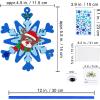Winlyn 24 Sets Christmas Craft Kits Winter Crafts DIY Christmas Snowflake Ornaments Decorations Art Sets Foam Snowman Santa Owl Christmas Stickers for Kids Holiday Classroom Activities Party Favors