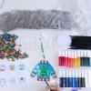 Winlyn 24 Sets Christmas Ugly Sweater Suncatchers Ornaments Decorations DIY Window Paint Art Suncatchers Winter Crafts Painting Kits for Kids Classroom Activities Art Project Party Favors