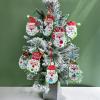 Winlyn 32 Sets Bulk Santa Christmas Ornaments Decorations Craft Kits School Arts and Crafts Foam Santa Christmas Stickers for Kids Holiday Xmas Festive Classroom Activities Party Favors Art Project