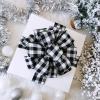 Winlyn 50 Yards Black and White Buffalo Check Plaid Wired Ribbon Gingham Ribbon 2.5″ Wide for Christmas Tree Wreath Bows Festive Farmhouse Decoration Gift Wrapping Crafts Floral Arrangement