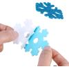 Winlyn 525 Pack Holiday Kids Crafts Winter Christmas Snowflake Crafts Foam Stickers Set Self-Adhesive Glitter Snowflake Stickers Arts and Crafts for Kids Party Favors Classroom Activities Art Projects