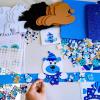 Winlyn Winter Craft Kits: Christmas DIY Holiday Headbands – Snowflake, Snowman, Penguin Foam Stickers – Kids Art & Party Favors