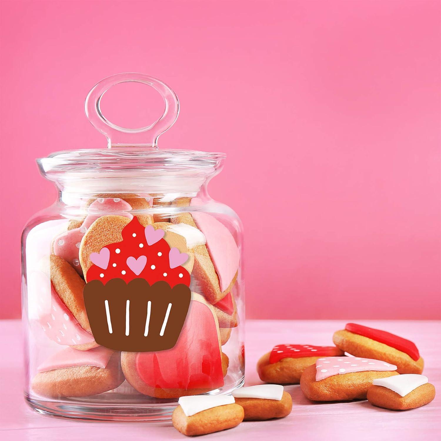 image455 Pcs Asssorted Heart Dessert Prints Stickers Craft Smile Face Heart Cupcake Ice Cream Candy Donut Foam Cutouts Stickers SelfAdhesive Embellishments for Kids Mothers Day Valentines Day Gift Decor