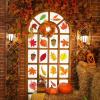 Winlyn 7 Sheets 102 Pcs Thanksgiving Window Clings Fall Window Stickers Decals Featuring Turkey Fall Maple Leaf Pumpkin Acorn Cornucopia Indian Corn for Autumn Harvest Festival Seasonal Decoration