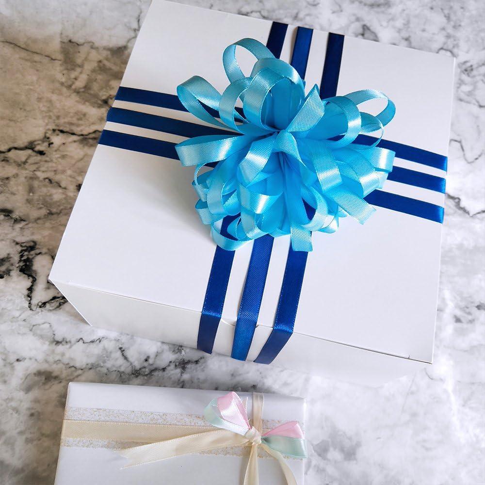 imageSupla 16 Colors Silk Satin Fabric Ribbon 25quot Wide 25 Yardroll 16 Rolls Satin Ribbon for Bows Crafts Gifts Wedding